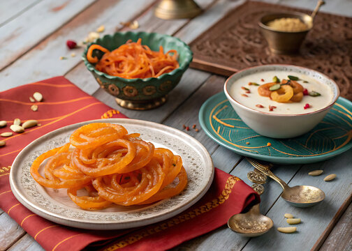 Traditional Jalebi Morning