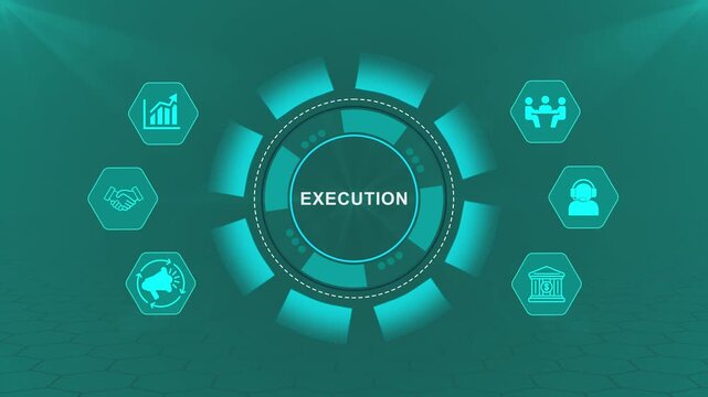 Execution Technology Interface with Smart Performance Dashboard for Business Strategy and Operational Success