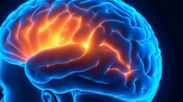 fMRI Default Mode Network Brain Activity Visualization