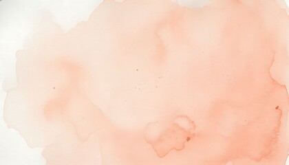 Fototapeta premium Soft Peach Watercolor Texture Abstract Background