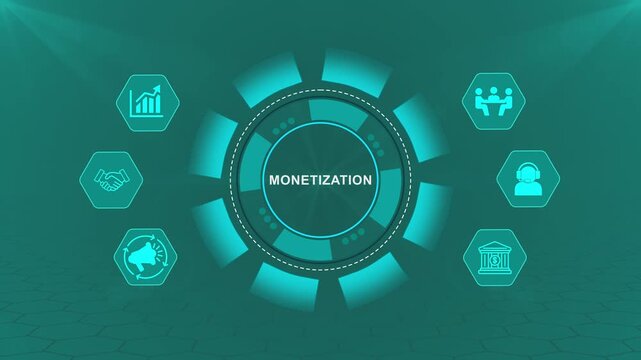 Monetization Technology Interface with Smart Revenue Dashboard for Profit Optimization and Business Growth