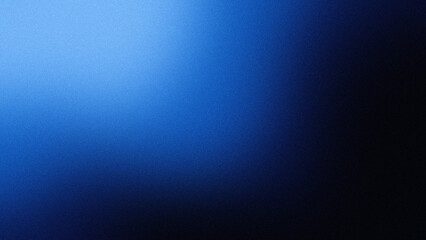 Obraz premium Abstract Dark Blue and Black Gradient Background with Grainy Texture