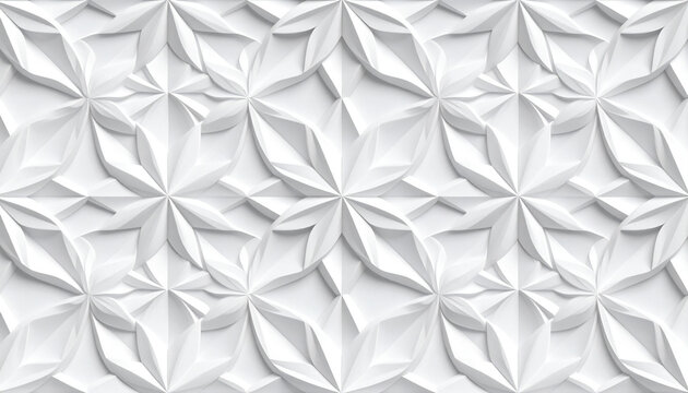 a modern wall art piece with an intricate pattern that resembles origami elements
