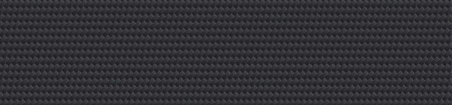 Small hexagonal bump texture, dark carbon seamless pattern.