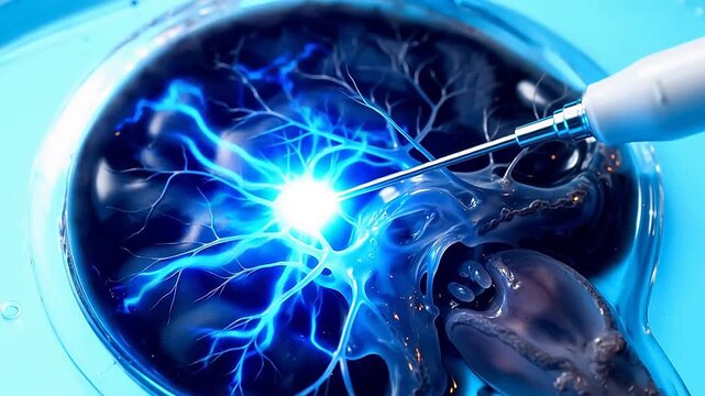 Optogenetics Illumination: Blue Light Stimulation of Neural Activity