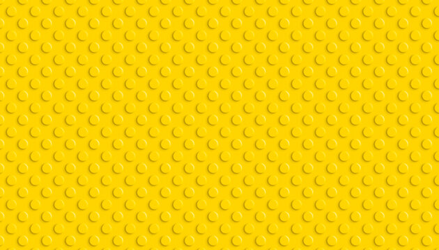 Yellow polka dots plastic embossed texture for decoration background