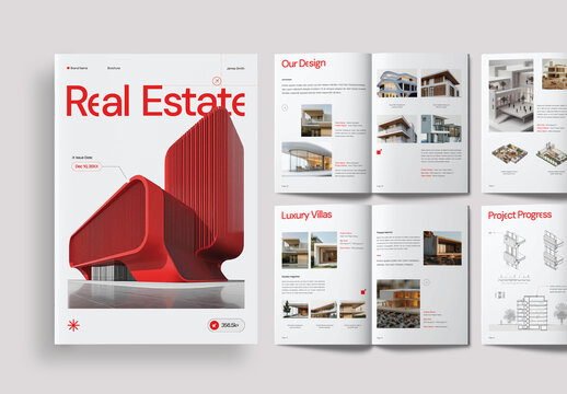 Modern Real Estate Company Brochure Template