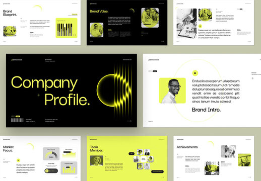 Modern Company Profile Presentation Template