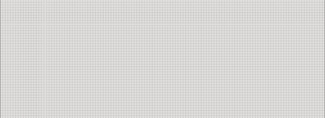 Grid paper texture background seamless school notebook page. Gray graph sheet blueprint and engineering math pad template layout. © Kolerowa