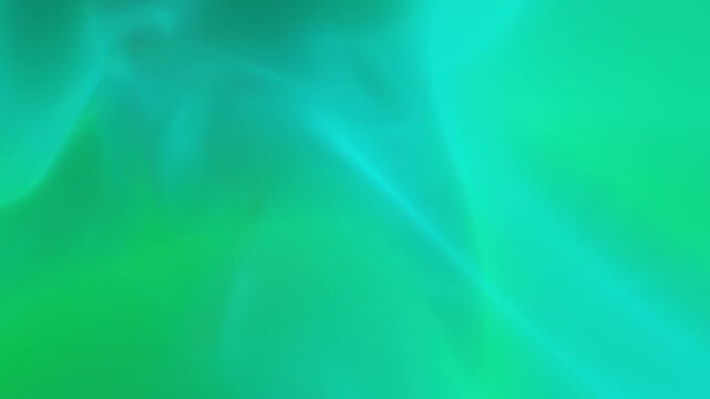Green waves of light undulate across a vibrant abstract background in a seamless 3D animation loop suitable for science and technology titles