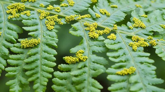 Ferns Under the Lens: Sporangia Patterns on Frond Underside