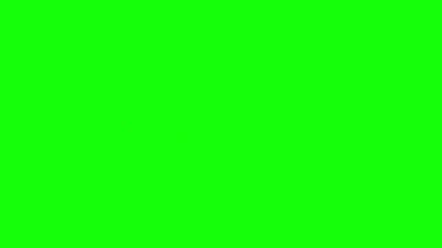 Animated bonus stamp and badge graphics on a green screen for professional video production.