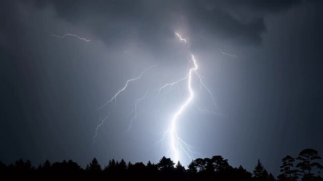 Electrifying Flash: Lightning's Sudden Strike