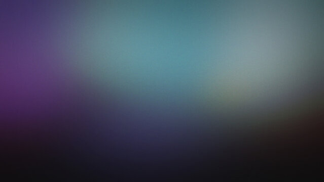 Blurred gradient background, with grainy texture, in dark blue, teal, and purple, hues creating a, soft abstract atmospheric effect