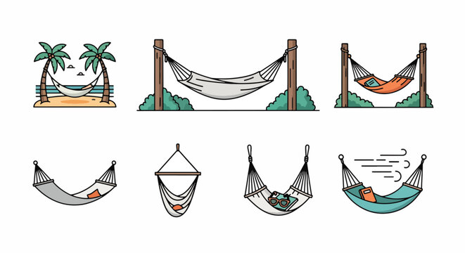 Collection of various types of boats and canoes on water.