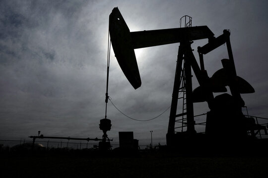 Pump Jack Crude Oil Reserve Midland Texas Oil Field
