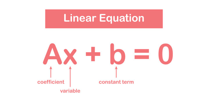 Linear Equation in One Variable in Mathematics.