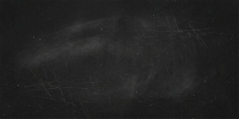 A dusty blackboard surface showing faint chalk marks and scratches, perfect for a background element or a placeholder for text. © PS  GALLERY 
