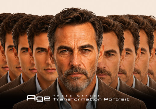 Age Transformation Portrait Photo Effect
