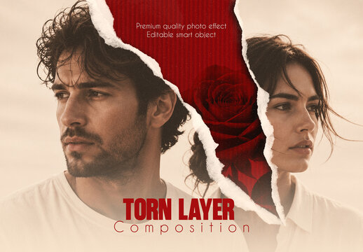 Torn Layer Composition Effect