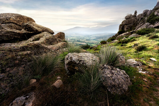 Riscos de granito en el Cerro de la Chorrera