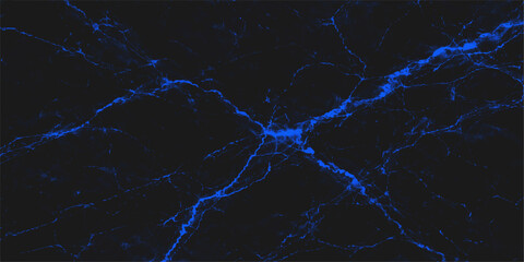 Powerful blue abstract background featuring an electric storm with lightning bolts, flashing energy, and thunderbolt particles striking through the dark night sky © Rehaan