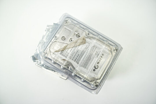Suzano, Sao Paulo - Brazil - february 25, 2026: Internal Hard Disk Drive for Data Storage