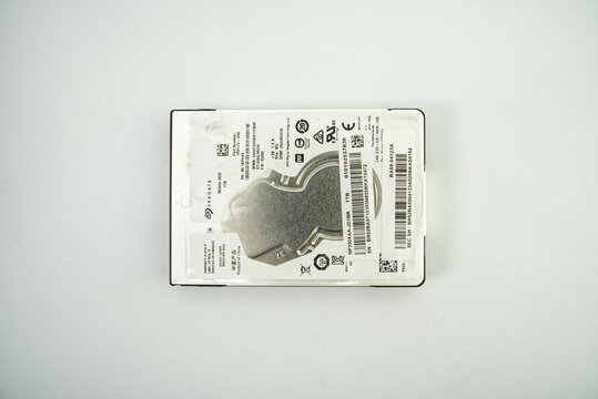 Suzano, Sao Paulo - Brazil - february 25, 2026: Internal Hard Disk Drive for Data Storage