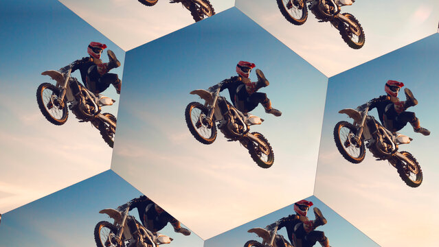 Photo Hextile Animator 3 &ndash; Hexagon Tile Effects for Photo Animation, Futuristic Geometric Motion and Digital Tech Visual Style for Social Media and Video Presentation