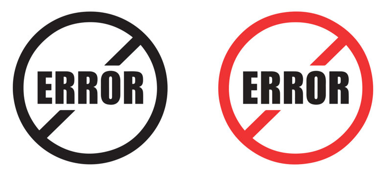 error warning stamp icon symbol