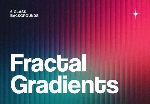 Fractal Textures &ndash; Reeded Background Pack for Design (PSD)