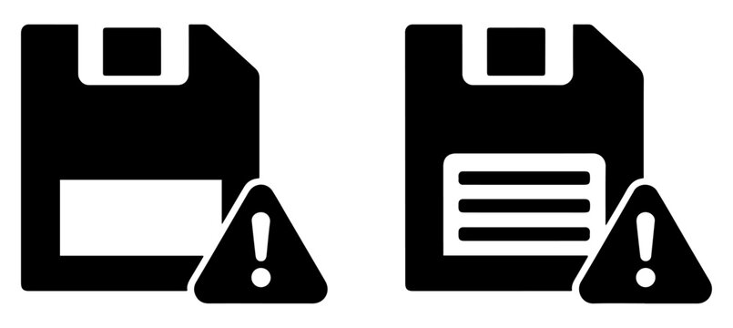 memory card storage error icon