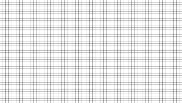 Seamless blueprint graph paper grid background texture with thin gray lines