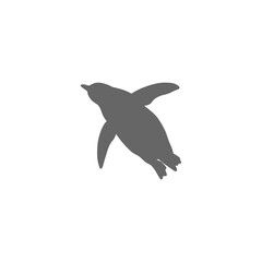 Fototapeta premium Penguin Silhouette Icon