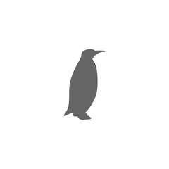 Obraz premium Penguin Silhouette Icon for Wildlife and Nature
