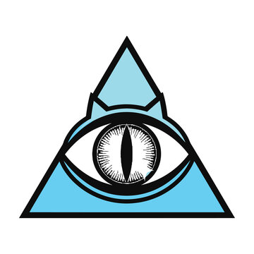 All-seeing eye of providence symbol