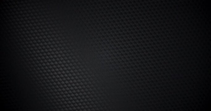 Dark Geometric Texture Seamless Rotation. Textured black background with a subtle pattern for design projects.
