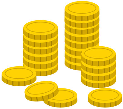 stack of gold coins