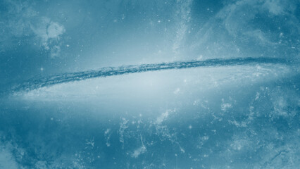 Modern cosmic texture background with soft blue light clusters © ShadOw