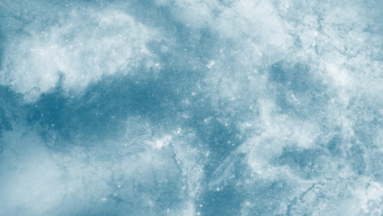Abstract blue space design with soft cloud and stardust layers © ShadOw