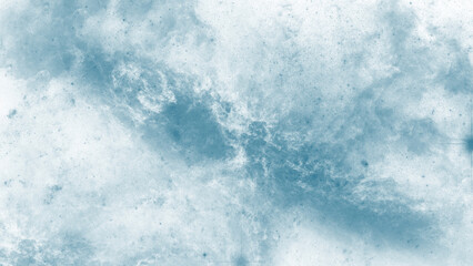 Modern blue space illustration with abstract digital noise texture © ShadOw