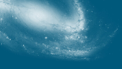 Textured blue cosmic wave background for abstract art projects © ShadOw