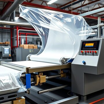Thermoforming machine producing plastic packaging material, mold, industry