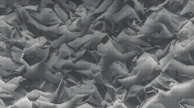 Gray paper shreds scattered on a surface with transparent background