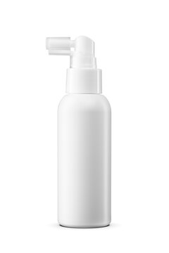 Rocker elephant nose spray pump 100ml bottle useful for hair, cleaning, or health isolated. Transparent PNG image.