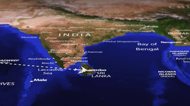 Flight From Asmara ERITREA to Kuala Lumpur MALAYSIA with flag pins