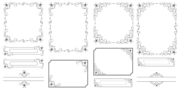 Vintage Ornate Filigree Frame
