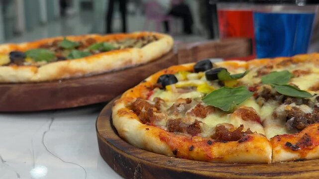 Food Experience Featuring Pizza Burger Biryani Mojito Shakes Omelettes Cinematic Restaurant Dining Aesthetic Delicious Food Videos
