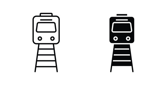 Subway icon for ui and web, Vector pictogram