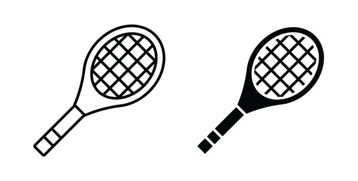 Tennis icon for ui and web, Vector pictogram